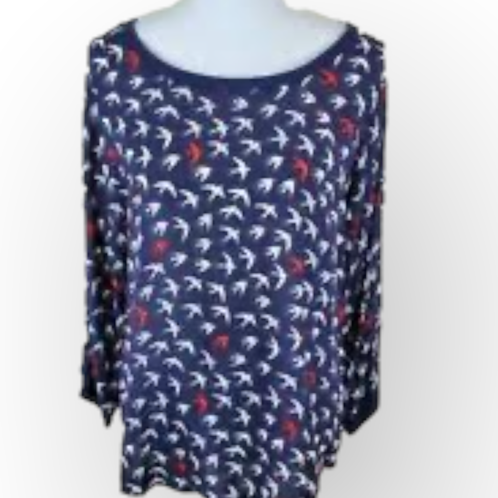 Anthropology Maeve Bird Top